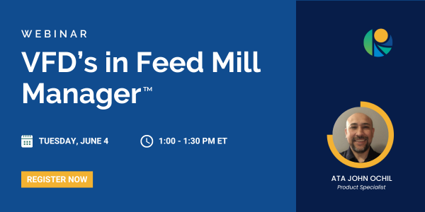 Webinar: VFD's in Feed Mill Manager